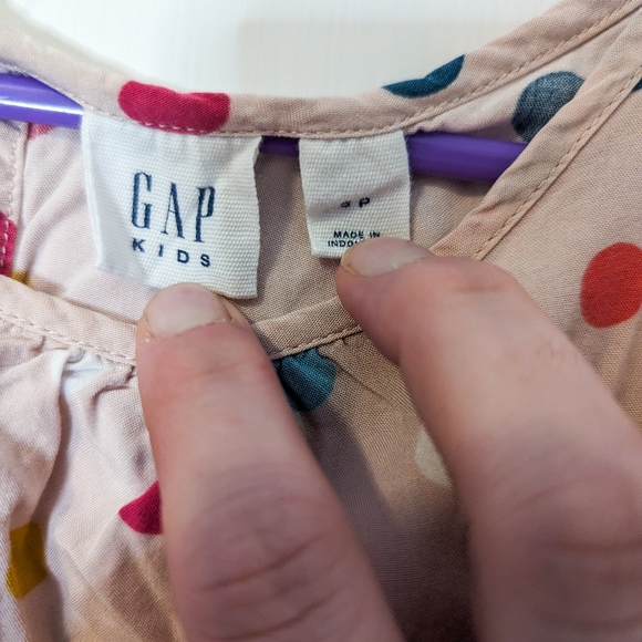 👑Gap Sz SM Polka Dot Dress - Picture 2 of 4